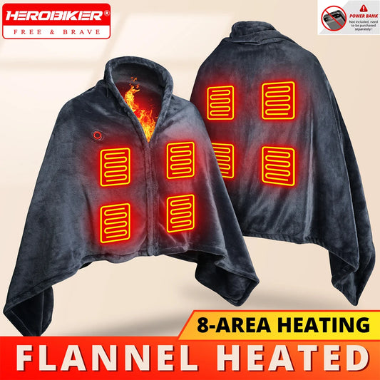 Cozy Ember Wearable Shawl Home Wrap